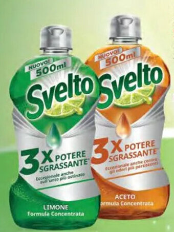 Supermercati Nonna Isa Detersivo piatti concentrato SVELTO limone, aceto 500 ml offerta