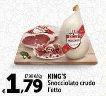 Carrefour Market KING'S Snocciolato crudo l'etto offerta