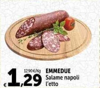 EMMEDUE Salame napoli l'etto