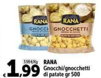 Carrefour Market RANA Gnocchi/gnocchetti di patate gr 500 offerta