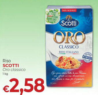 Supermercati Nonna Isa Riso SCOTTI Oro classico 1 kg offerta