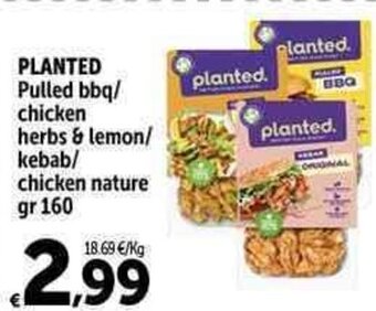 Carrefour Market PLANTED Pulled bbq gr 160 offerta