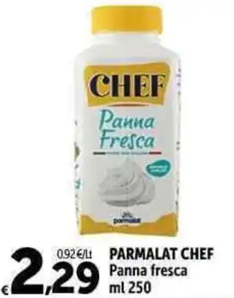 Carrefour Market PARMALAT CHEF Panna fresca ml 250 offerta