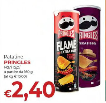 Supermercati Nonna Isa Patatine PRINGLES vari tipi 160 g offerta