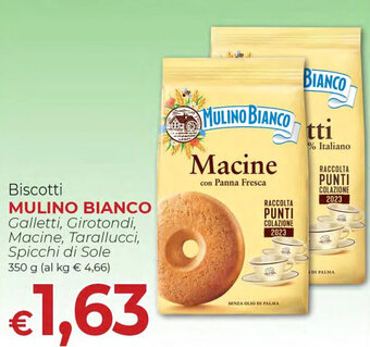 Supermercati Nonna Isa Biscotti MULINO BIANCO Galletti, Girotondi, Macine, Tarallucci, Spicchi di Sole 350 g offerta