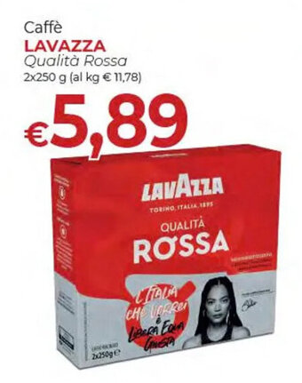 Supermercati Nonna Isa Caffè LAVAZZA Qualità Rossa 2x250 g offerta