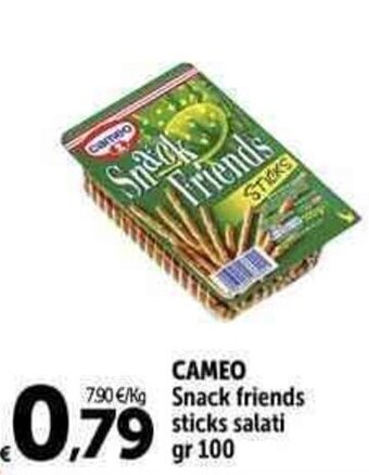 Carrefour Market CAMEO Snack friends sticks salati gr 100 offerta