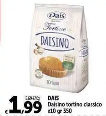 DAIS Daisino tortino classico x10 gr 350