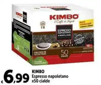Carrefour Market KIMBO Espresso napoletano x50 cialde offerta