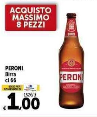 Carrefour Market PERONI Birra cl 66 offerta