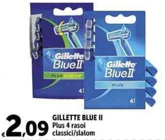 Carrefour Market GILLETTE BLUE II Plus 4 rasoi classici/slalom offerta