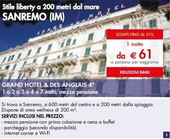 GRAND HOTEL & DES ANGLAIS 4*