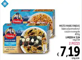 Spazio Conad MISTO MARE FINDUS 400 g 2 pezzi offerta