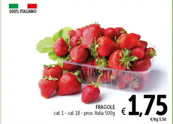 Spazio Conad FRAGOLE 500 g offerta