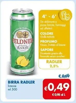 MD Discount Radler - birra offerta