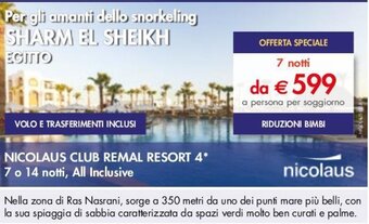 NICOLAUS CLUB REMAL RESORT 4*