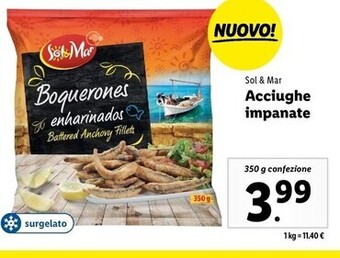 Lidl Sol & mar acciughe impanate offerta
