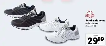 Lidl Kappa sneaker da uomo e da donna offerta