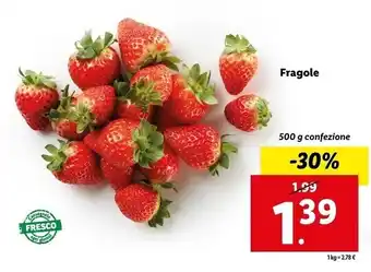 Lidl Fragole offerta