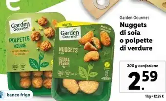 Garden gourmet nuggets di soia o polpette di verdure