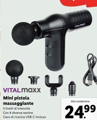 Vital maxx - mini pistola massaggiante
