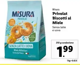 Lidl Misura privolat biscotti al miele offerta