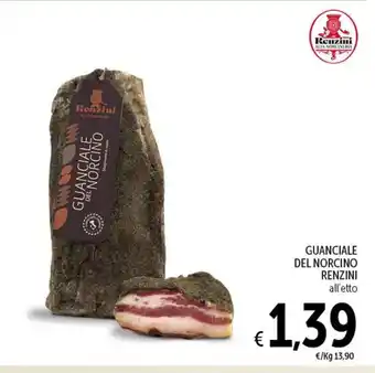 Spazio Conad GUANCIALE DEL NORCINO RENZINI all'etto offerta