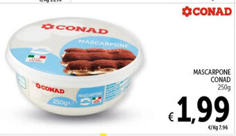 Spazio Conad MASCARPONE CONAD 250g offerta