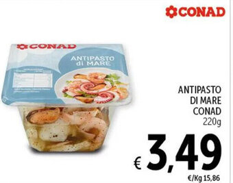 Spazio Conad ANTIPASTO DI MARE CONAD 220g offerta