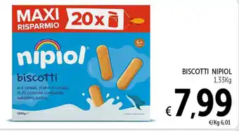 Spazio Conad BISCOTTI NIPIOL 1,33 kg offerta