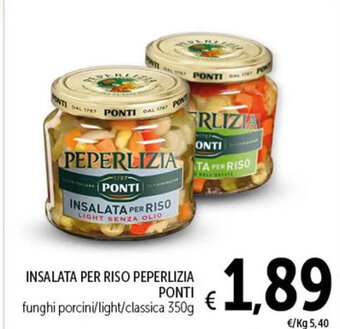 Spazio Conad INSALATA PER RISO PEPERLIZIA PONTI 350g offerta