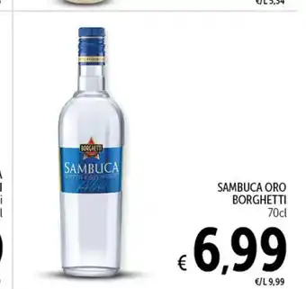 Spazio Conad SAMBUCA ORO BORGHETTI 70cl offerta