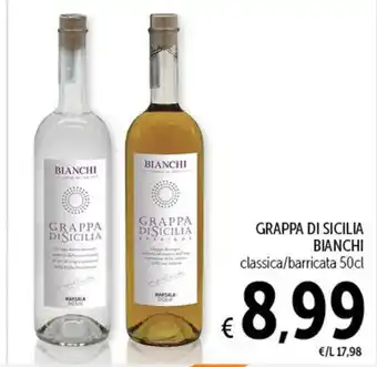 GRAPPA DI SICILIA BIANCHI classica/barricata 50cl