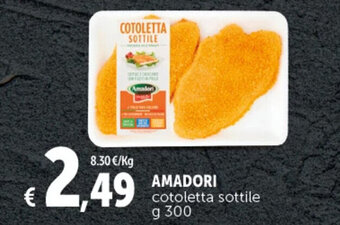 Deco Supermercati AMADORI cotoletta sottile g 300 offerta