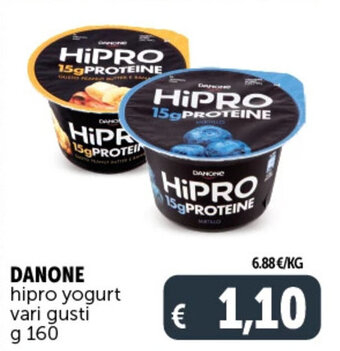 Deco Supermercati DANONE hipro yogurt vari gusti g 160 offerta