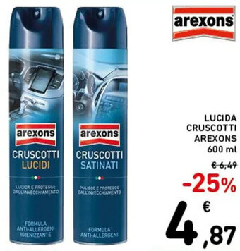 Spazio Conad LUCIDA CRUSCOTTI AREXONS 600 ml offerta