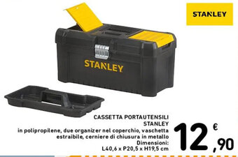 Spazio Conad CASSETTA PORTAUTENSILI STANLEY offerta