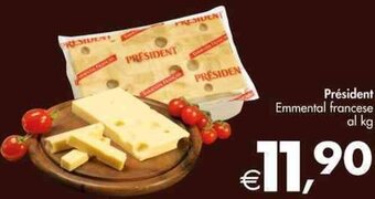 Deco Supermercati Président Emmental francese offerta