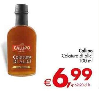 Deco Supermercati Callipo Colatura di alici 100 ml offerta