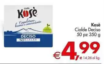 Kose Cialde Deciso 50 pz 350 g