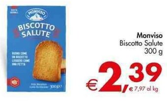 Deco Supermercati Monviso Biscotto Salute 300 g offerta