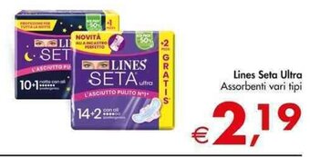 Deco Supermercati Lines Seta Ultra Assorbenti vari tipi offerta