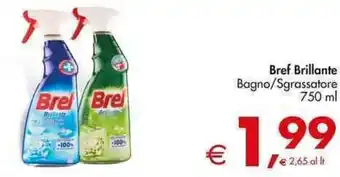 Deco Supermercati Bref Brillante Bagno/Sgrassatore 750 ml offerta