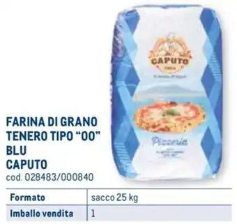 CAPUTO FARINA DI GRANO TENERO TIPO "00" BLU sacco 25 kg