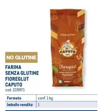 Metro CAPUTO FARINA SENZA GLUTINE FIOREGLUT conf. 1 kg offerta
