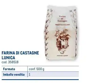 LUNICA FARINA DI CASTAGNE conf. 500 g