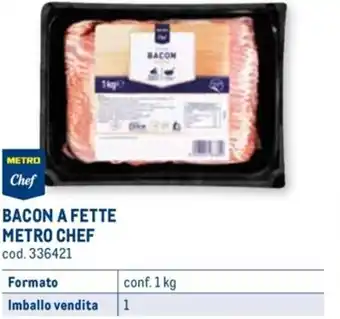 BACON A FETTE METRO CHEF conf. 1 kg