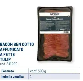BACON BEN COTTO AFFUMICATO A FETTE TULIP conf. 500 g