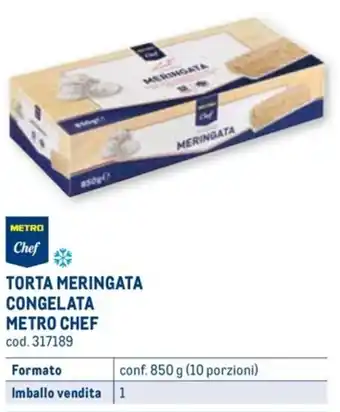 TORTA MERINGATA METRO CHEF conf. 850 g (10 porzioni)