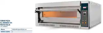 FORNO PIZZA EL.TEKNICA-D 4 RESTO ITALIA